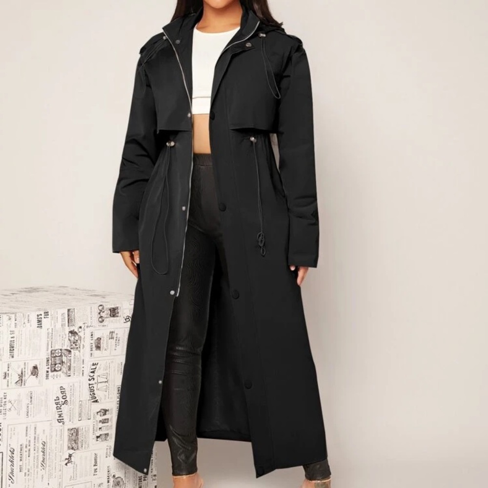Stylish Black Long Coat
